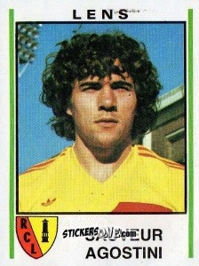 Cromo Sauveur Agostini - Football France 1980-1981 n. 96 - Panini