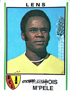 Cromo Francois M'Pele - Football France 1980-1981 n. 97 - Panini