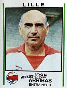 Figurina Jose Arribas - Football France 1980-1981 n. 104 - Panini