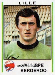 Cromo Philippe Bergeroo - Football France 1980-1981 n. 105 - Panini