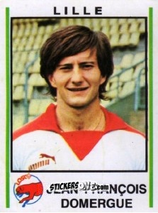 Cromo Jean-Francois Domergue - Football France 1980-1981 n. 109 - Panini