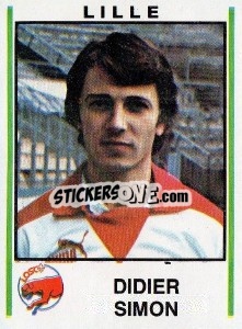 Cromo Didier Simon - Football France 1980-1981 n. 111 - Panini