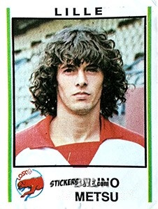 Sticker Bruno Metsu - Football France 1980-1981 n. 117 - Panini