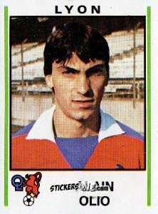 Cromo Alain Olio - Football France 1980-1981 n. 123 - Panini