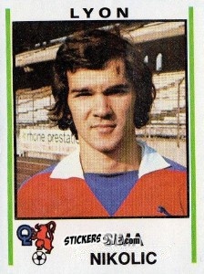 Sticker Sima Nikolic - Football France 1980-1981 n. 131 - Panini