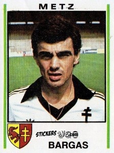 Sticker Ugo Bargas - Football France 1980-1981 n. 142 - Panini