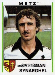Figurina Christian Synaeghel - Football France 1980-1981 n. 144 - Panini