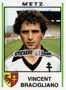 Figurina Vincent Bracigliano - Football France 1980-1981 n. 146 - Panini