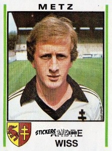 Figurina Andre Wiss - Football France 1980-1981 n. 147 - Panini
