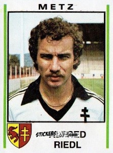 Cromo Alfred Riedl - Football France 1980-1981 n. 149 - Panini