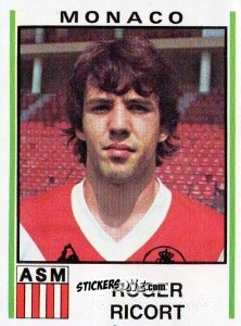 Sticker Roger Ricort - Football France 1980-1981 n. 169 - Panini