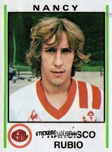 Cromo Francisco Rubio - Football France 1980-1981 n. 179 - Panini