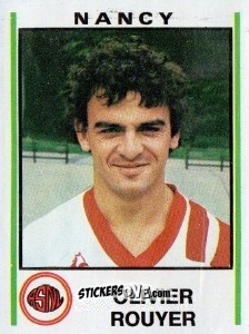Cromo Olivier Rouyer - Football France 1980-1981 n. 181 - Panini