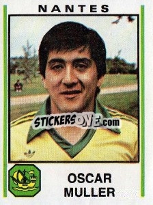 Figurina Oscar Muller - Football France 1980-1981 n. 196 - Panini