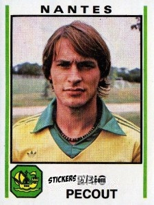 Figurina Eric Pecout - Football France 1980-1981 n. 199 - Panini