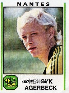 Sticker Henryk Agerbeck - Football France 1980-1981 n. 204 - Panini