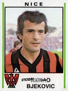 Cromo Nenad Bjekovic - Football France 1980-1981 n. 216 - Panini