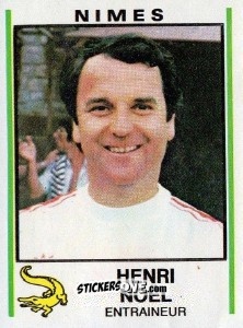 Figurina Henri Noel - Football France 1980-1981 n. 223 - Panini