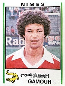 Figurina Rabah Gamouh - Football France 1980-1981 n. 230 - Panini