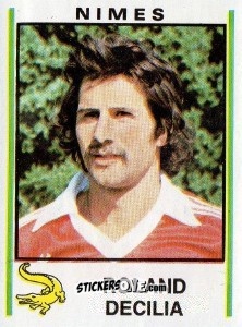 Figurina Roland Decilia - Football France 1980-1981 n. 236 - Panini