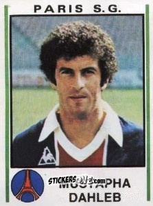 Cromo Mustapha Dahleb - Football France 1980-1981 n. 248 - Panini