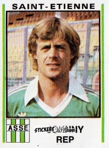 Figurina Johnny Rep - Football France 1980-1981 n. 267 - Panini