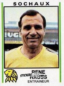 Figurina Rene Hauss - Football France 1980-1981 n. 274 - Panini