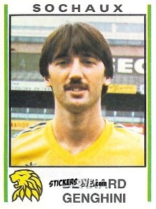 Figurina Bernard Genghini - Football France 1980-1981 n. 282 - Panini