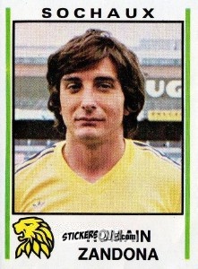 Figurina Romain Zandona - Football France 1980-1981 n. 287 - Panini