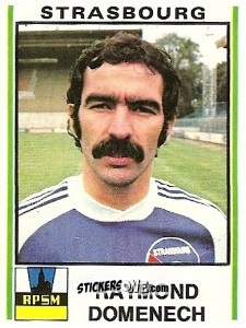 Sticker Raymond Domenech - Football France 1980-1981 n. 296 - Panini