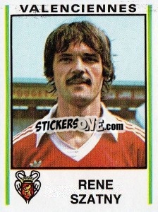 Cromo Rene Szatny - Football France 1980-1981 n. 337 - Panini