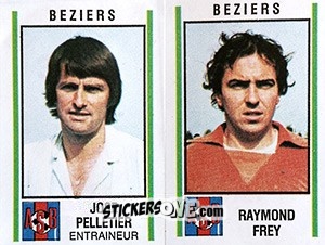 Figurina Jose Pelletier / Raymond Frey - Football France 1980-1981 n. 361 - Panini