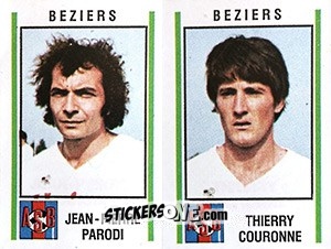 Figurina Jean-Pierre Parodi / Thierry Couronne - Football France 1980-1981 n. 363 - Panini