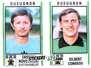 Figurina Casimir Novotarski / Gilbert Conrath - Football France 1980-1981 n. 394 - Panini