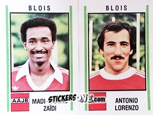 Figurina Madi-Mogne Zaidi / Antonio Lorenzo - Football France 1980-1981 n. 466 - Panini