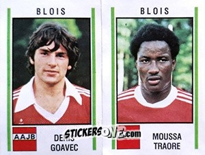 Figurina Denis Goavec / Moussa Traore - Football France 1980-1981 n. 469 - Panini