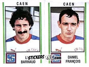Cromo Luc Barraud / Daniel Francois - Football France 1980-1981 n. 481 - Panini