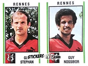 Cromo Guy Stephan / Guy Nossibor - Football France 1980-1981 n. 560 - Panini