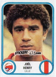 Figurina Joel Henry - Football France 1982-1983 n. 118 - Panini