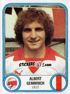 Figurina Albert Gemmrich - Football France 1982-1983 n. 122 - Panini