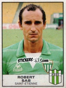 Figurina Robert Sab - Football France 1983-1984 n. 288 - Panini