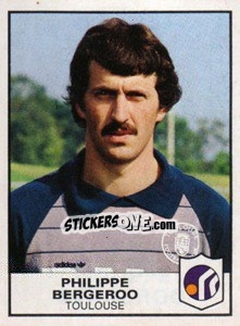 Cromo Philippe Bergeroo - Football France 1983-1984 n. 348 - Panini