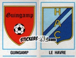 Figurina Ecusson Guingamp / Le Havre - Football France 1983-1984 n. 440 - Panini