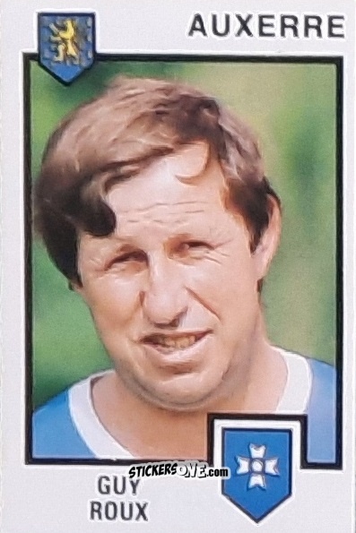 Figurina Guy Roux - Football France 1984-1985 n. 2 - Panini