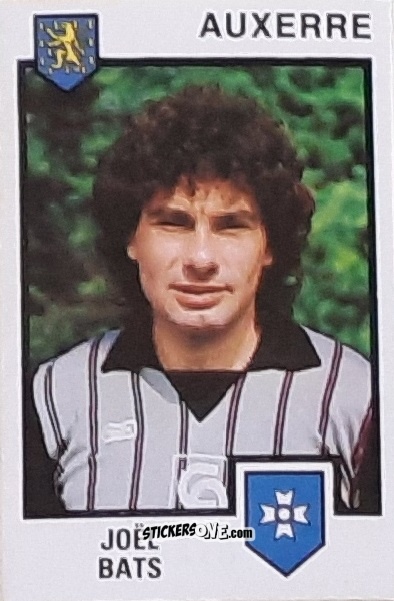 Sticker Joel Bats - Football France 1984-1985 n. 3 - Panini