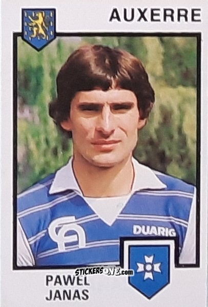 Figurina Pawel Janas - Football France 1984-1985 n. 6 - Panini