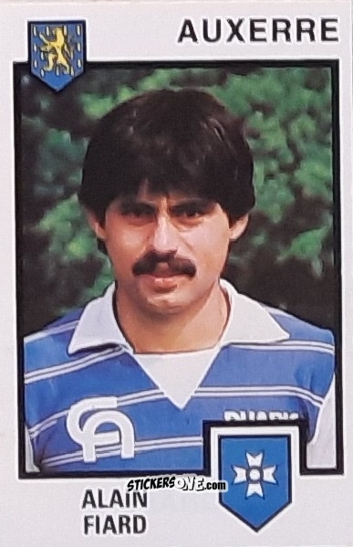 Figurina Alain Fiard - Football France 1984-1985 n. 9 - Panini