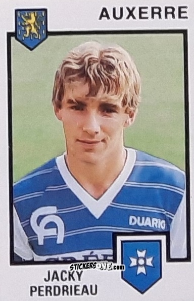 Figurina Jacky Perdrieau - Football France 1984-1985 n. 10 - Panini