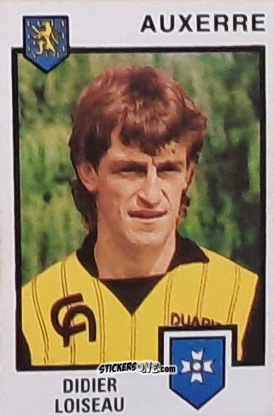 Sticker Didier Loiseau - Football France 1984-1985 n. 15 - Panini
