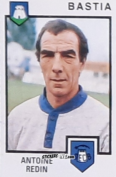 Figurina Antoine Redin - Football France 1984-1985 n. 17 - Panini